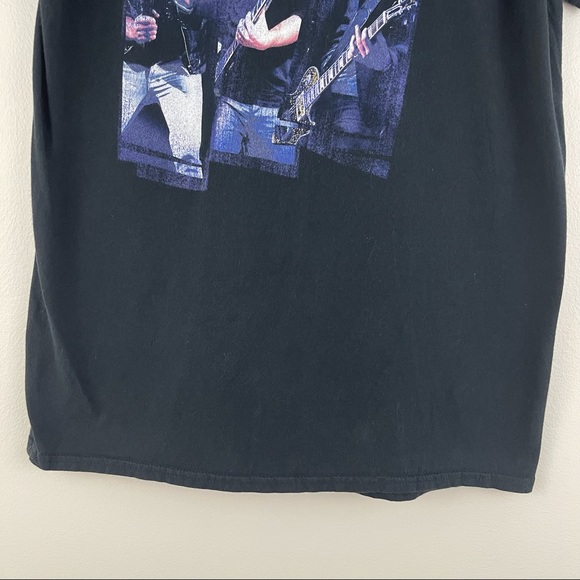 JONAS BROTHERS Vintage 2000’s Live In Concert Black Blue Graphic Band Tee - Picture 3 of 7